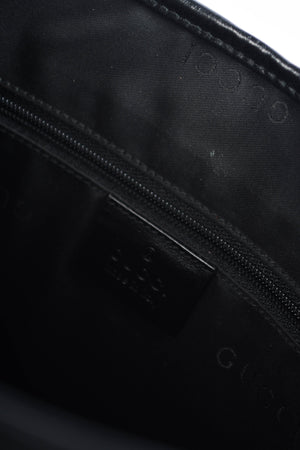 Vintage Gucci Black Leather Large Jackie Bag