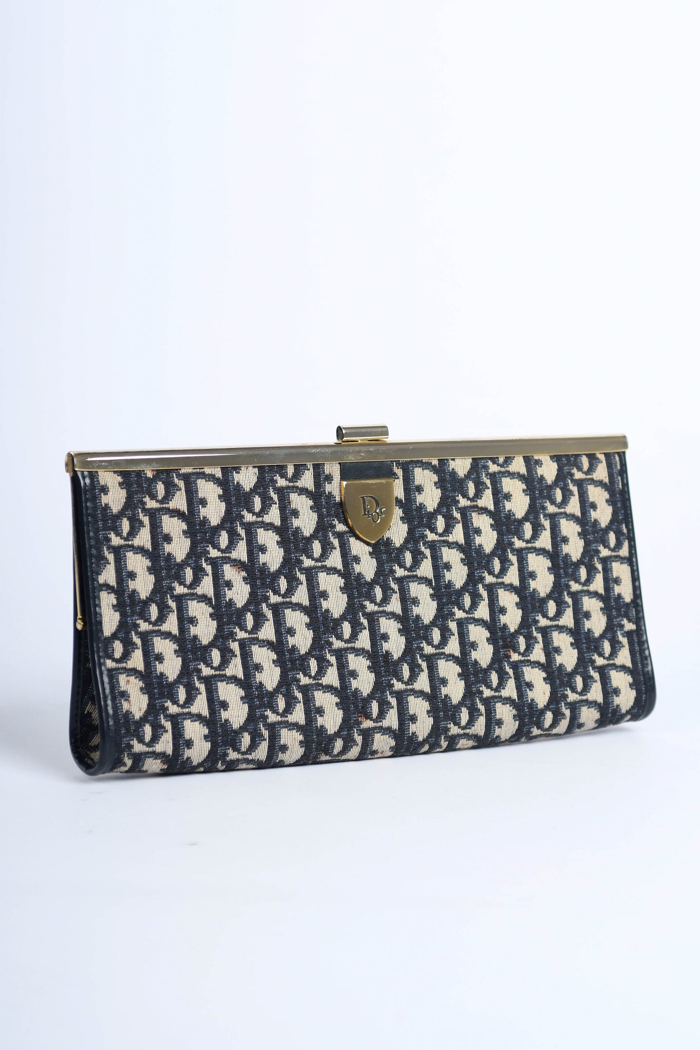Vintage Christian Dior Monogram Clutch Bag