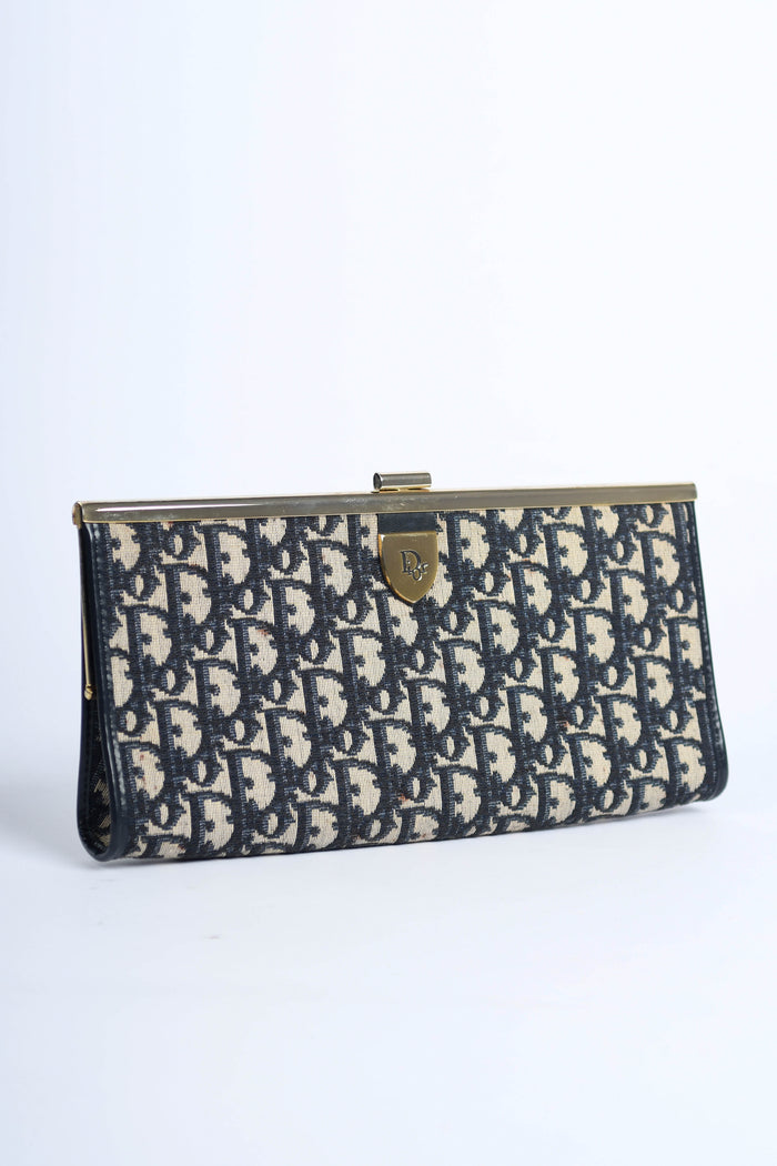 Vintage Christian Dior Monogram Clutch Bag