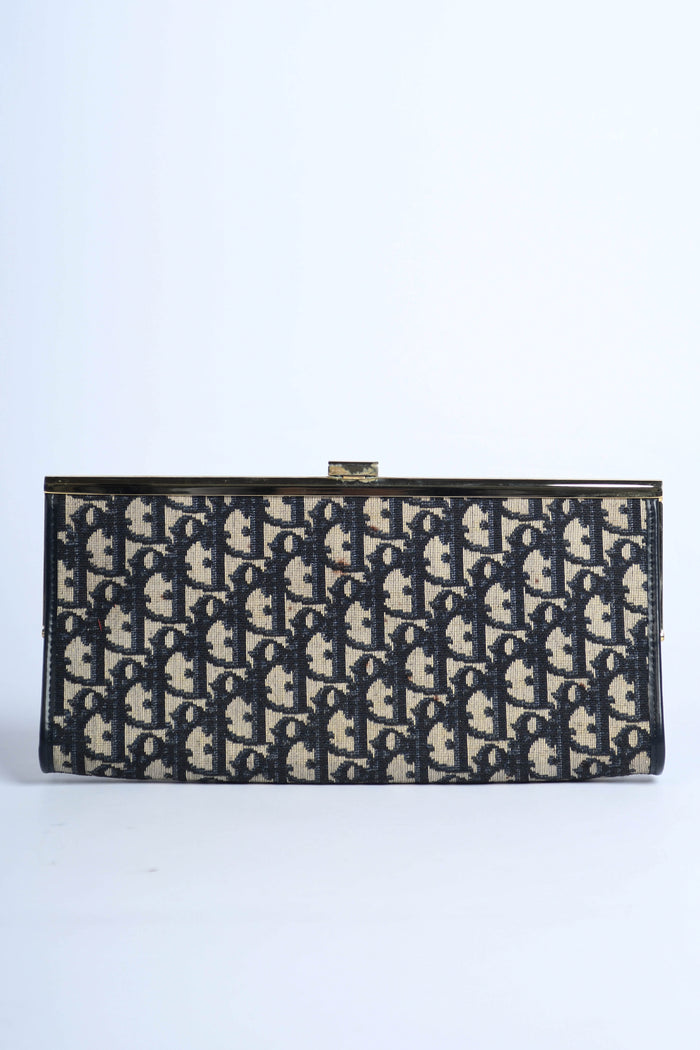 Vintage Christian Dior Monogram Clutch Bag