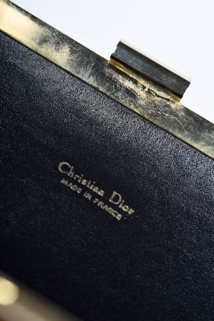 Vintage Christian Dior Monogram Clutch Bag