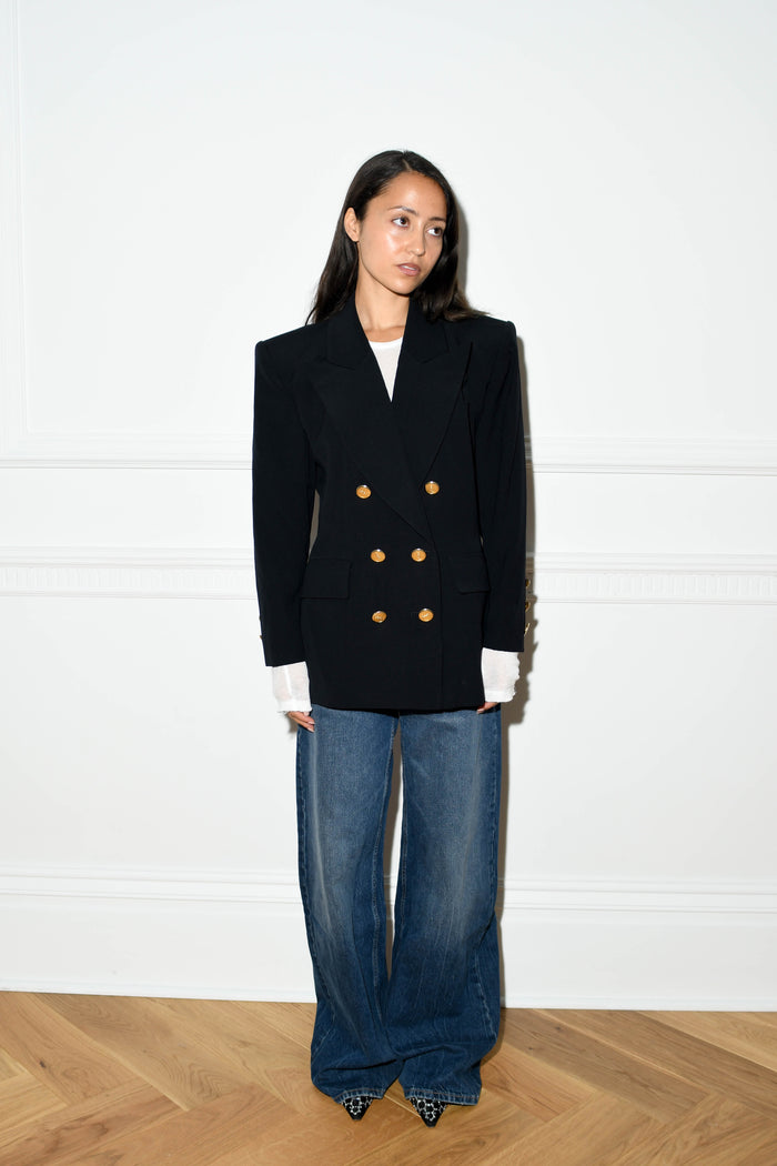 Vintage Yves Saint Laurent Black Blazer
