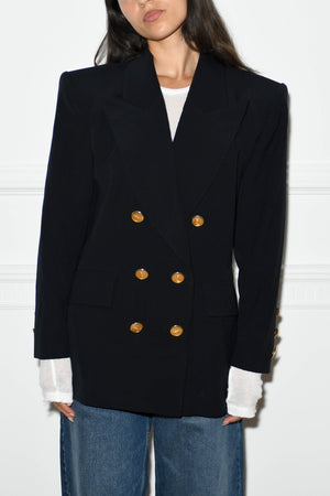 Vintage Yves Saint Laurent Black Blazer