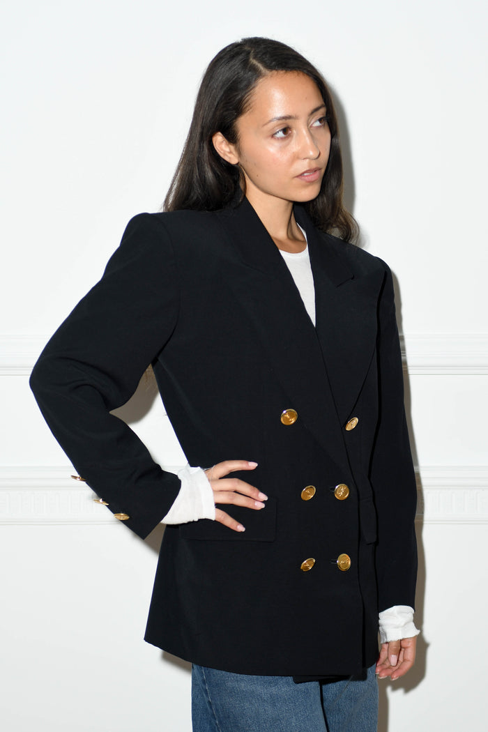 Vintage Yves Saint Laurent Black Blazer