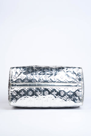RARE Louis Vuitton Silver Miroir Speedy 35cm