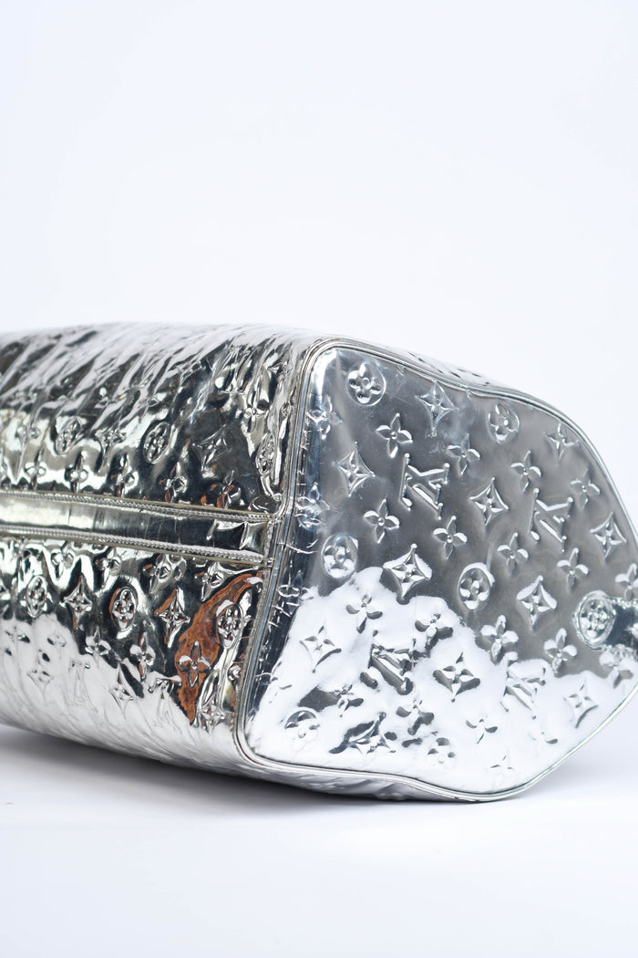 RARE Louis Vuitton Silver Miroir Speedy 35cm