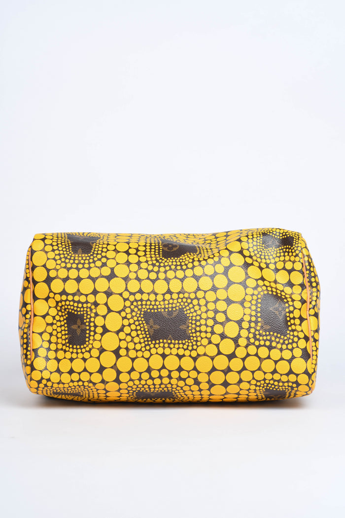 RARE Louis Vuitton x Yayoi Kusama Yellow Infinity Dot Speedy 30cm