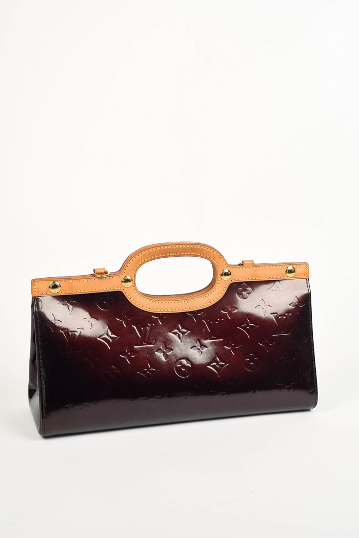 Vintage Louis Vuitton Oxblood Roxbury Drive Top Handle Bag