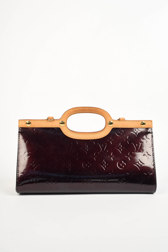 Vintage Louis Vuitton Oxblood Roxbury Drive Top Handle Bag