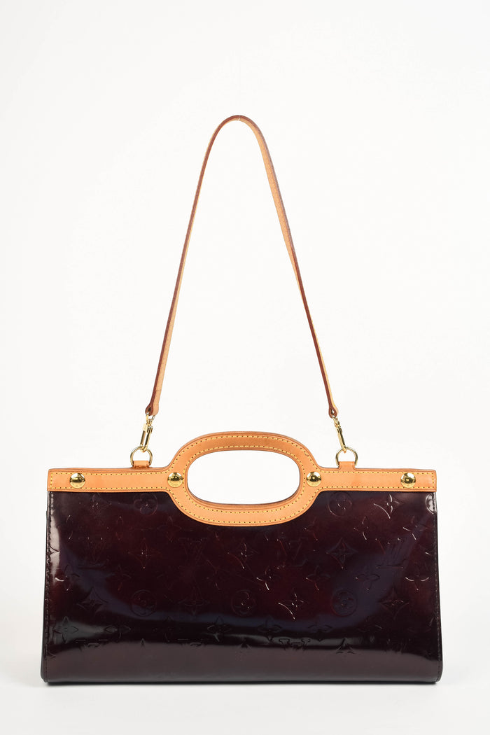 Vintage Louis Vuitton Oxblood Roxbury Drive Top Handle Bag
