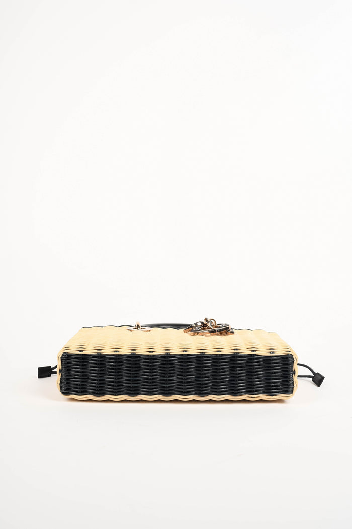 2022 Christian Dior Wicker Lady D-Joy Top Handle Bag