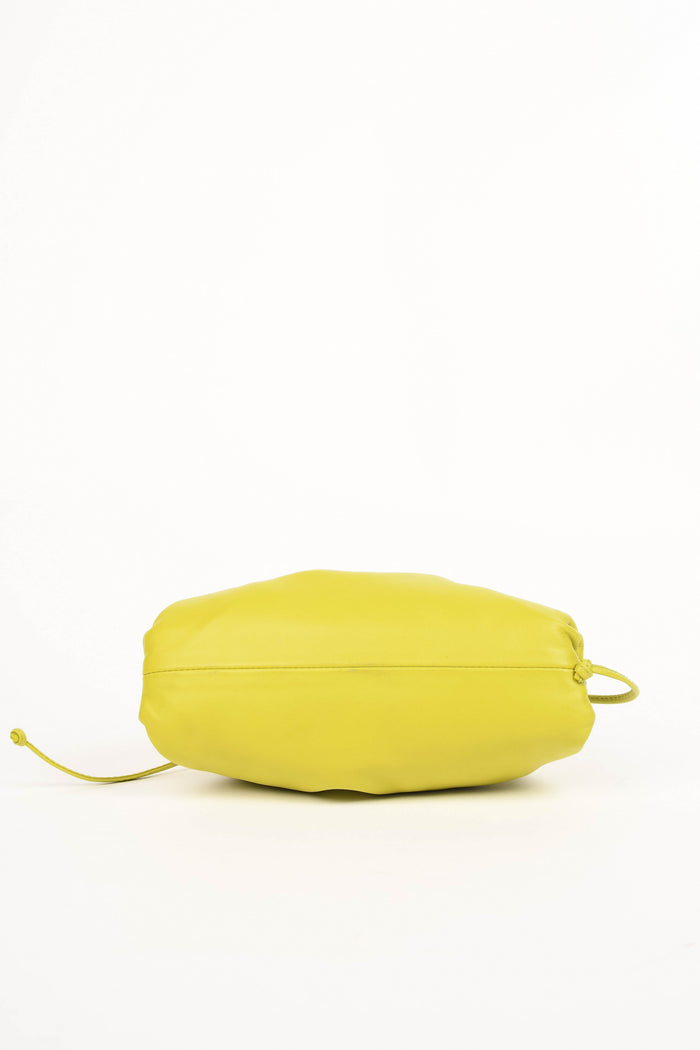 Bottega Veneta Lime Green Mini Pouch Crossbody Bag