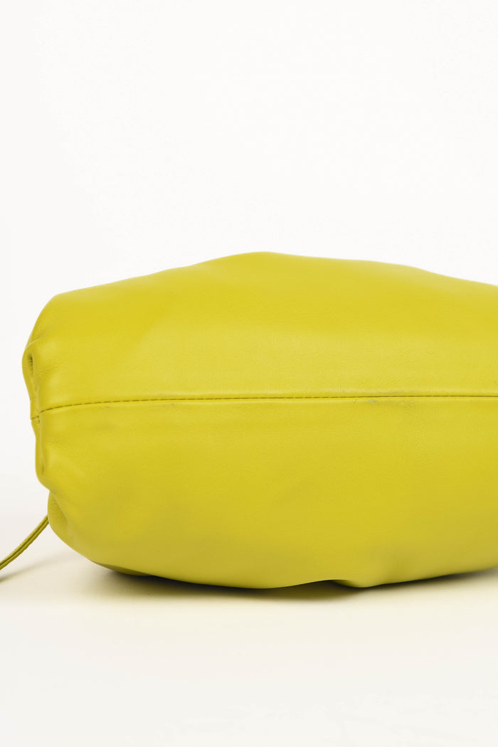 Bottega Veneta Lime Green Mini Pouch Crossbody Bag