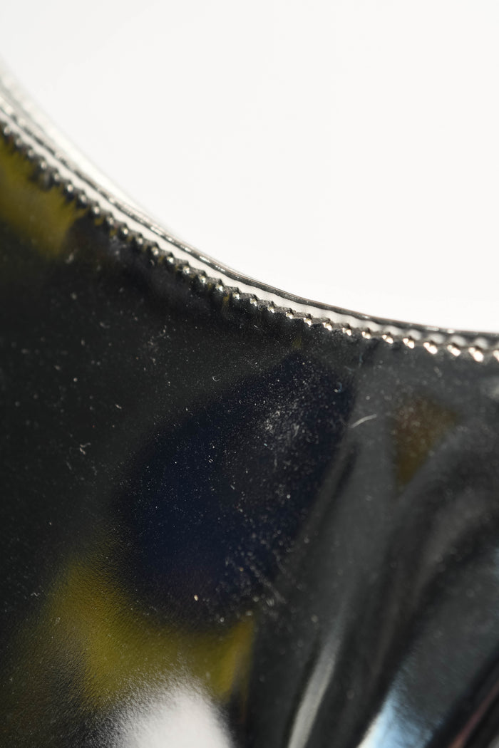 Prada Silver Brushed Leather Cleo Shoulder Bag