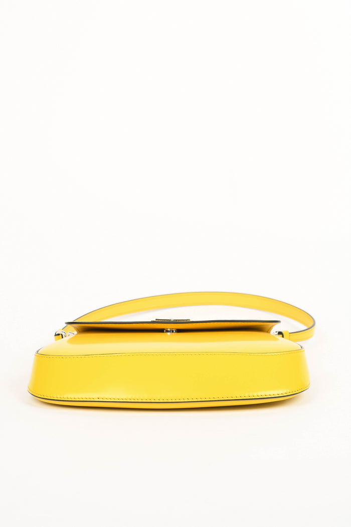 Prada Yellow Leather Small Cleo Shoulder Bag