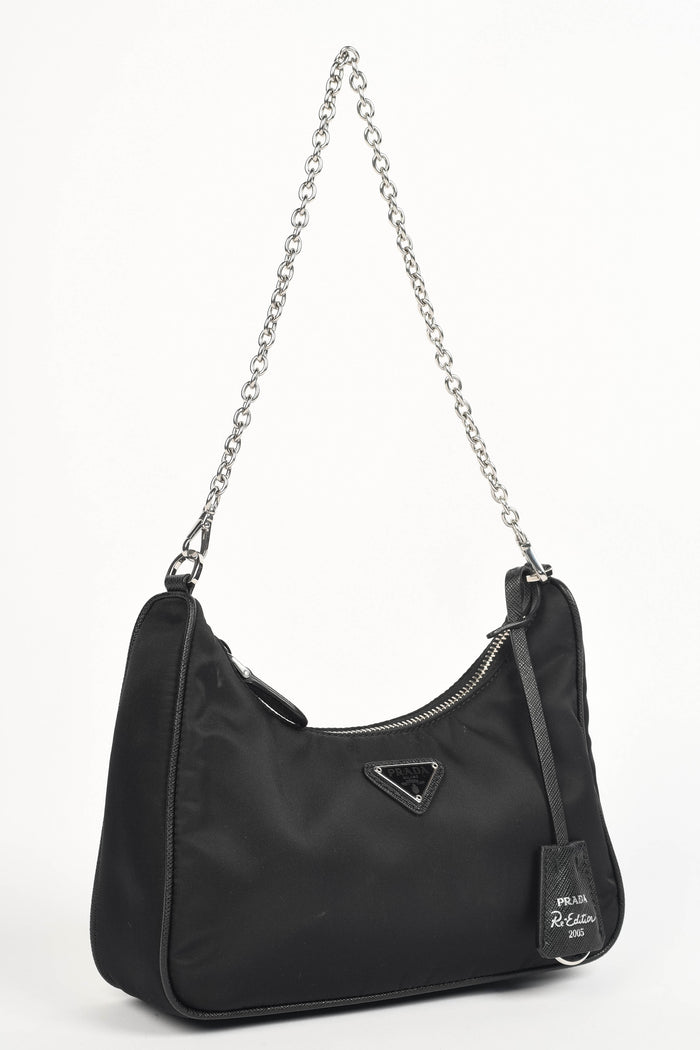 Prada Black Re-Edition 2005 Re-Nylon Shoulder bag