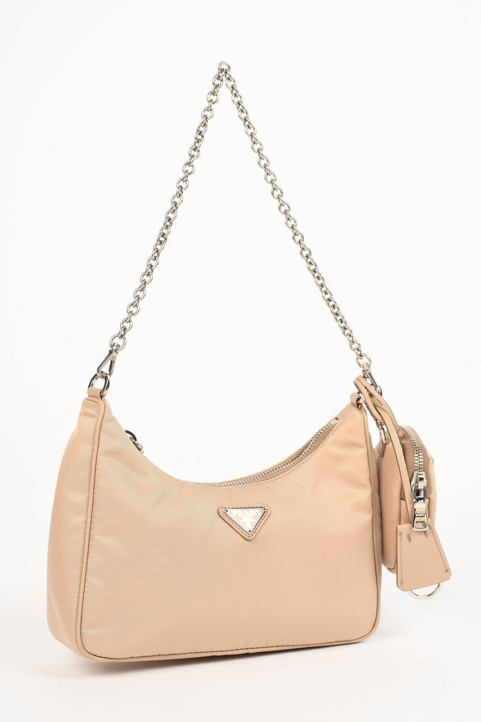 Prada Beige Re-Edition 2005 Re-Nylon Shoulder bag