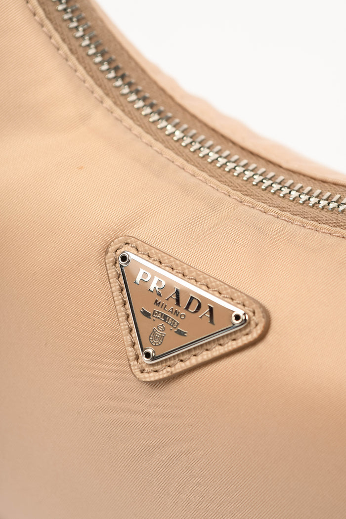 Prada Beige Re-Edition 2005 Re-Nylon Shoulder bag