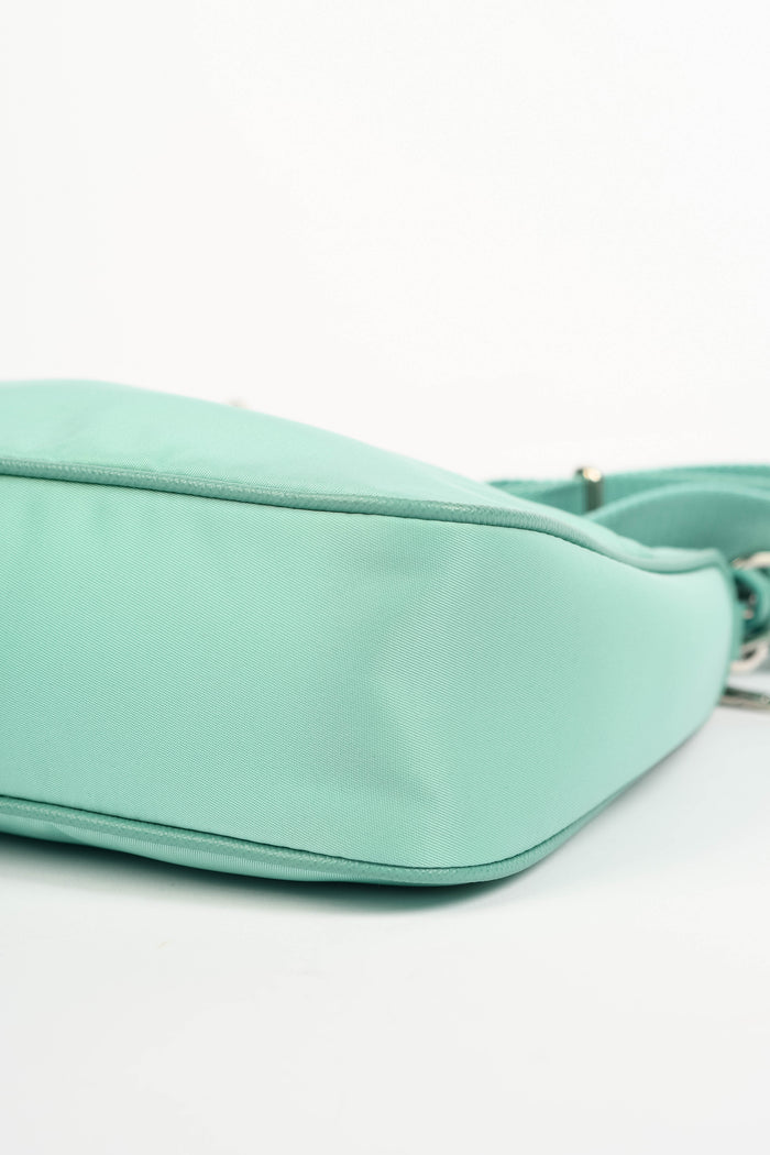 Prada Jade Green Re-Edition 2005 Re-Nylon Shoulder bag