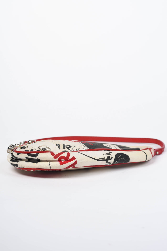 RARE 2000s Christian Dior Hardcore Piercing Saddle Bag