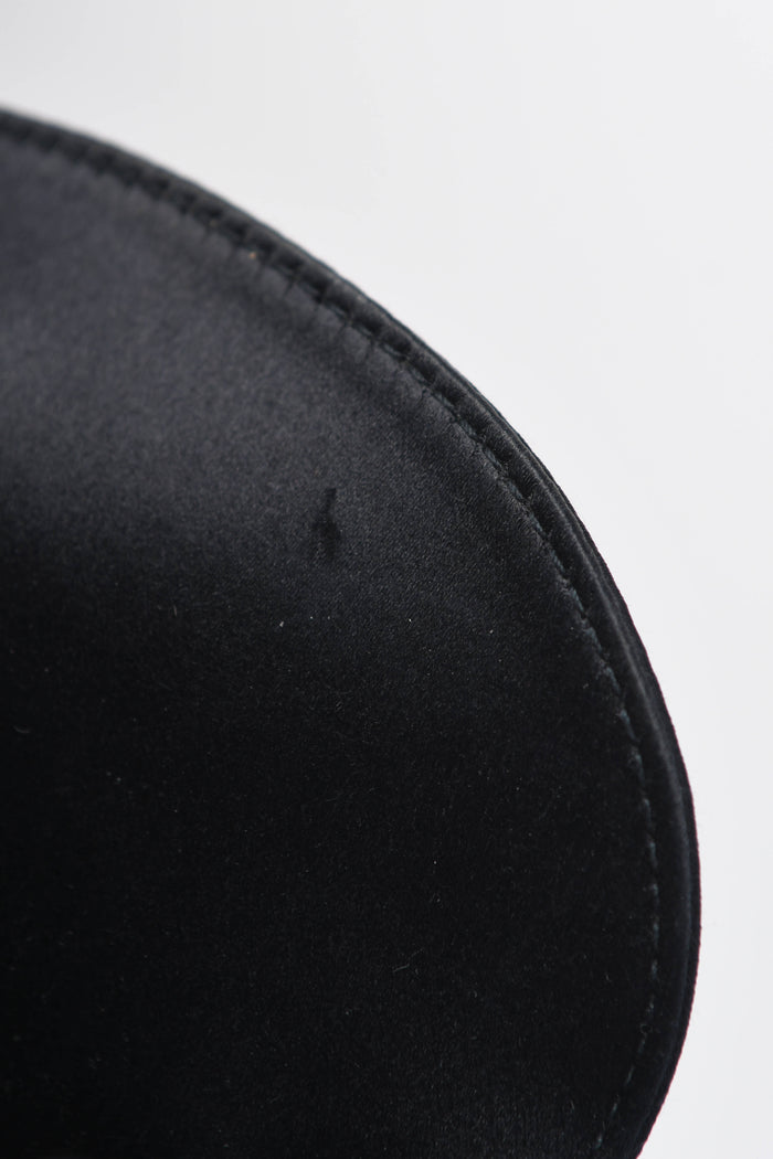 RARE Christian Dior Navy Crystal Embellished Mini Lady Dior