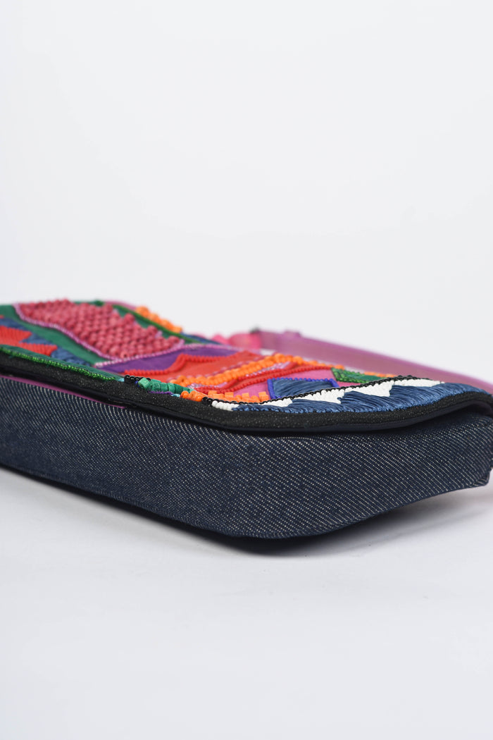 Limited Edition 2000s Christian Dior Malice Multicoloured Beaded Shoulder Bag