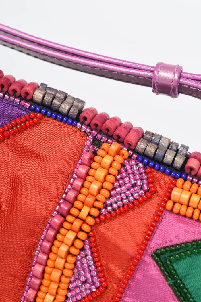 Limited Edition 2000s Christian Dior Malice Multicoloured Beaded Shoulder Bag