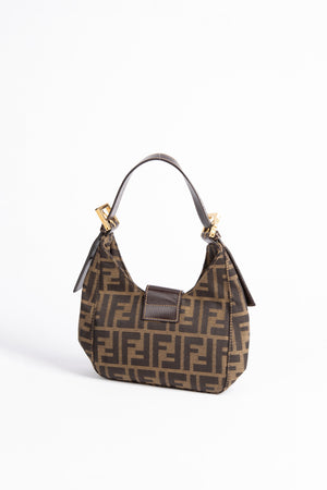 Vintage Fendi Zucca Monogram Small Bucket Bag