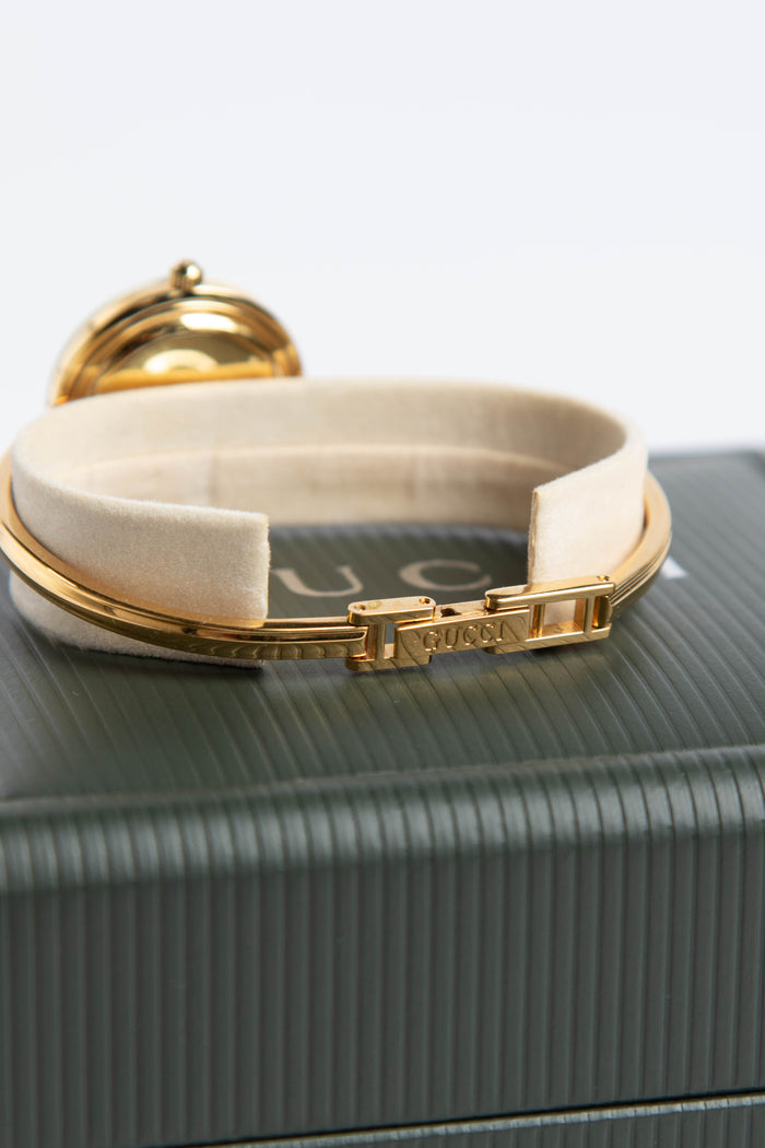 Vintage Gucci Gold Bezel Watch