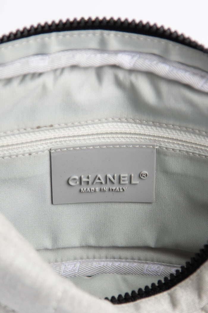 2000s Chanel Grey Jersey Sporty Flap Bag – Break Archive