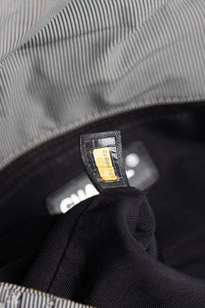 2000s Chanel Striped Puffer Shoulder Bag SHW