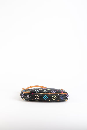 Vintage Louis Vuitton x Takashi Murakami Black Multicolour Pochette Accessoires