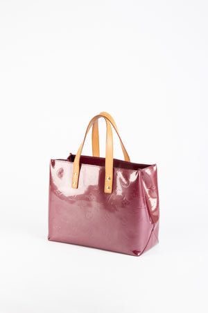 Vintage Louis Vuitton Bordeaux Vernis Reed PM Tote Bag