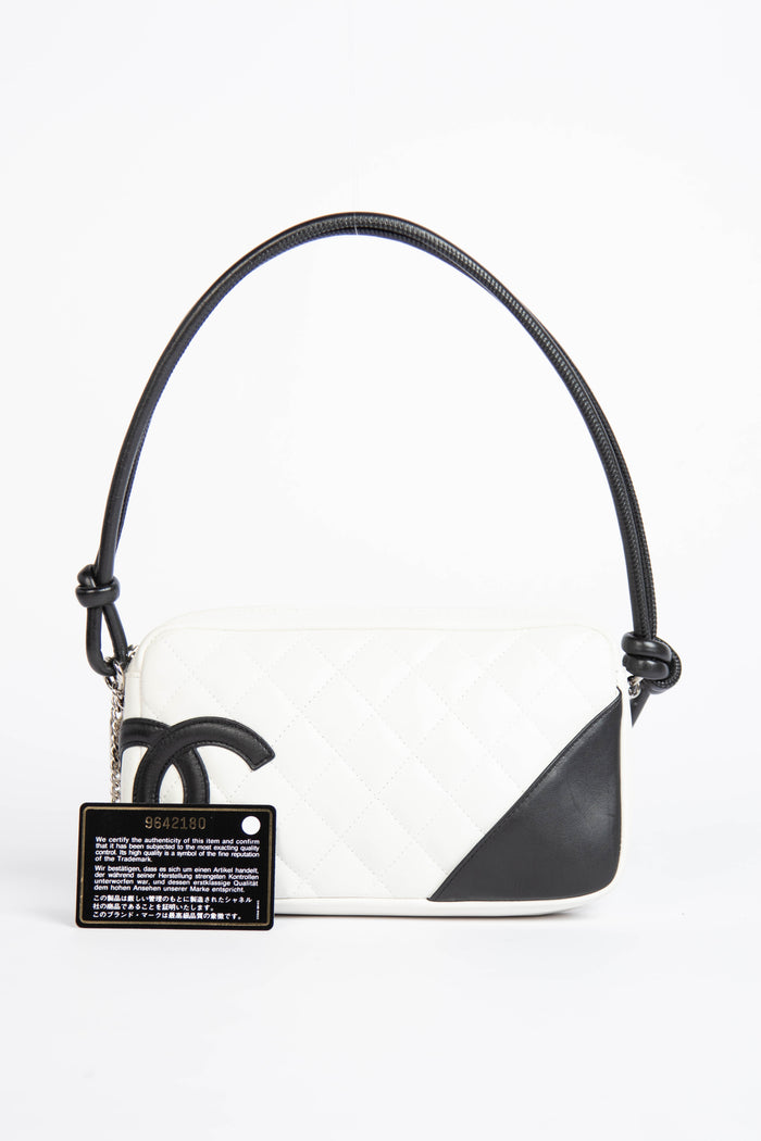 2000s Chanel Rue Cambon White Shoulder Bag