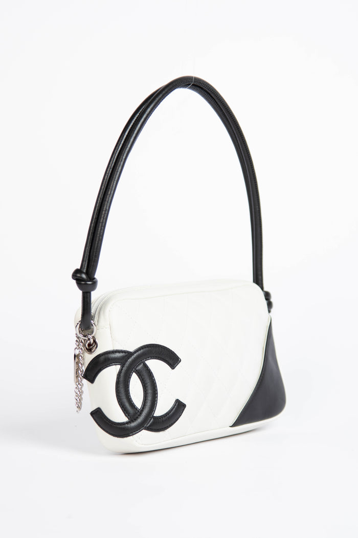 2000s Chanel Rue Cambon White Shoulder Bag