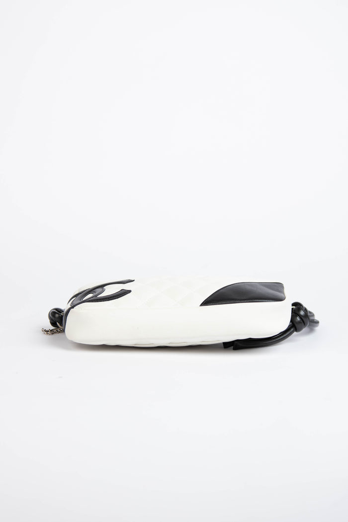 2000s Chanel Rue Cambon White Shoulder Bag
