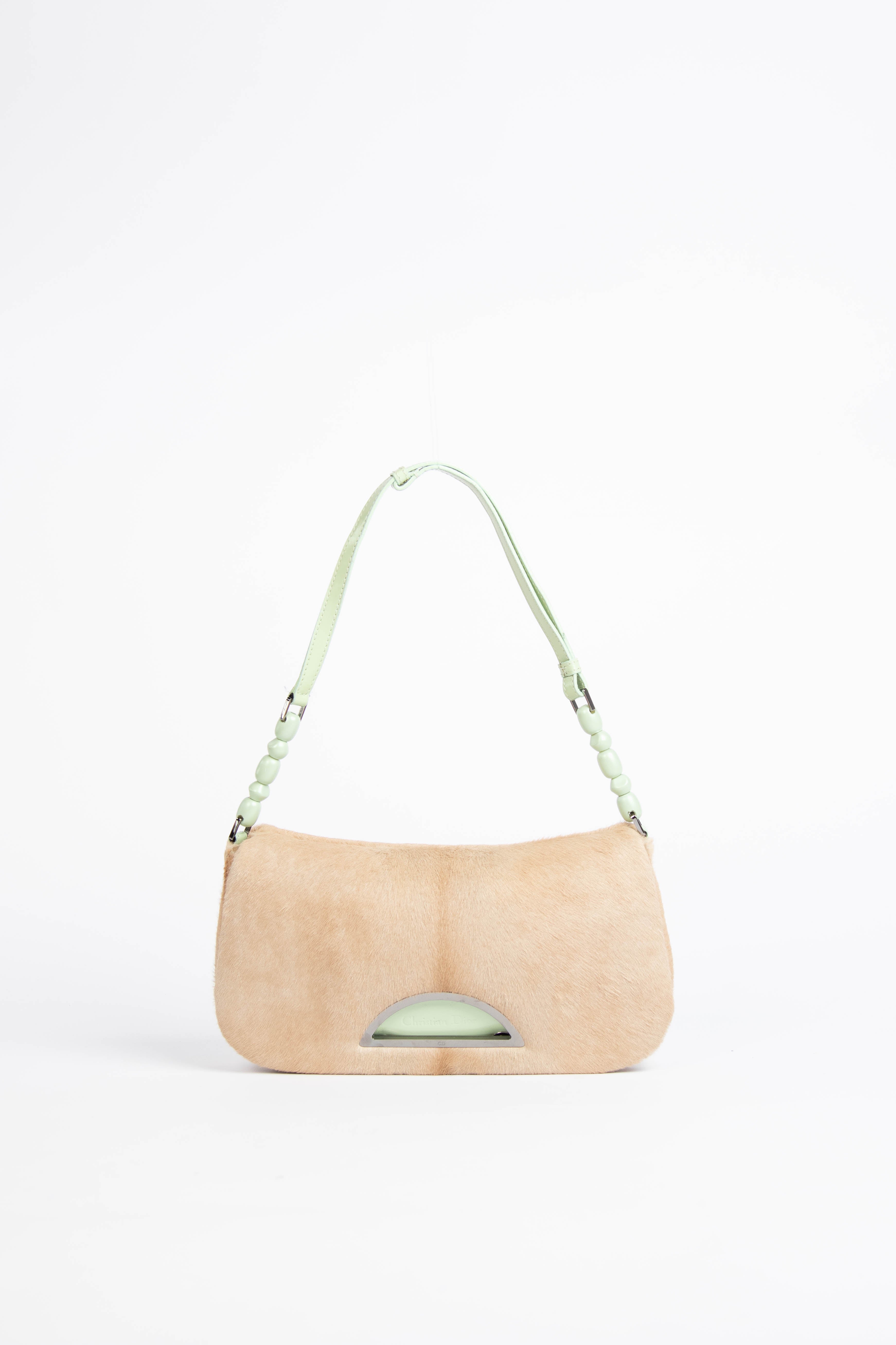 【ヴィンテージ】Rank:A☆Dior ブラウン バービー BAG M9333UMOF DIOR マリスパールカナージュステッチミニボストンバッグ
