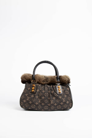 2005 Louis Vuitton Denim Monogram Trapeze PM
