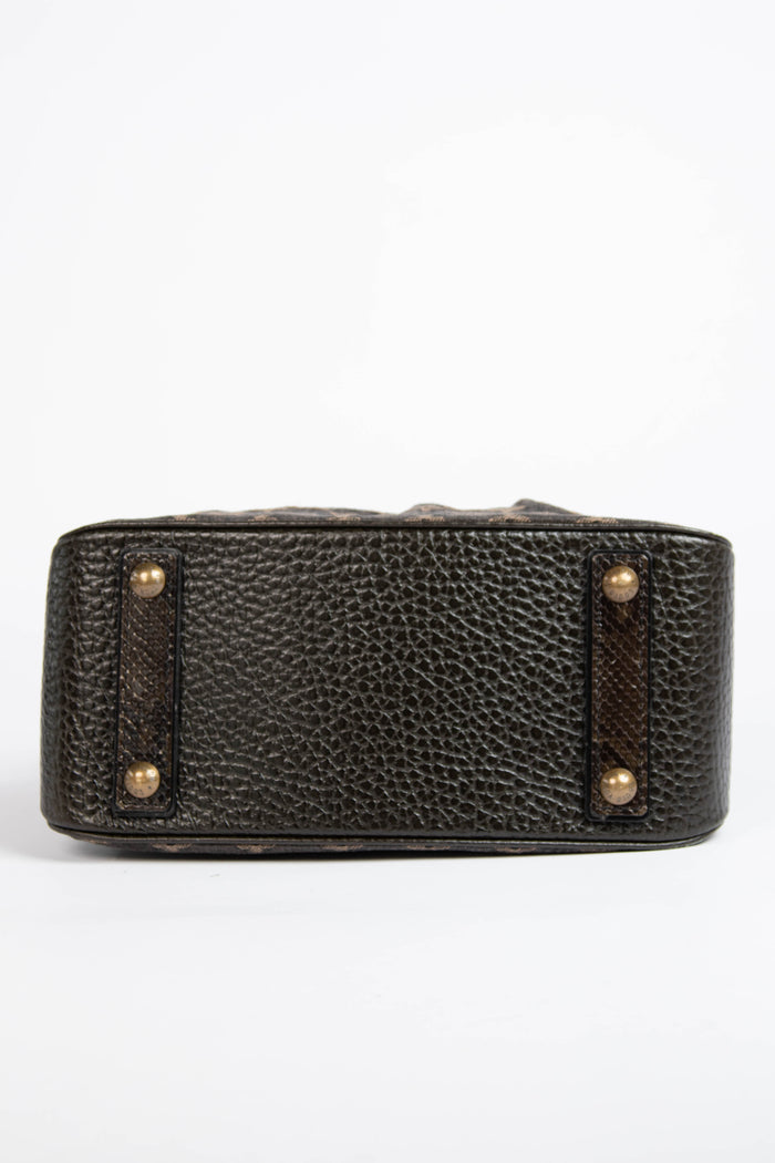 2005 Louis Vuitton Denim Monogram Trapeze PM