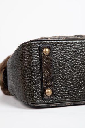 2005 Louis Vuitton Denim Monogram Trapeze PM
