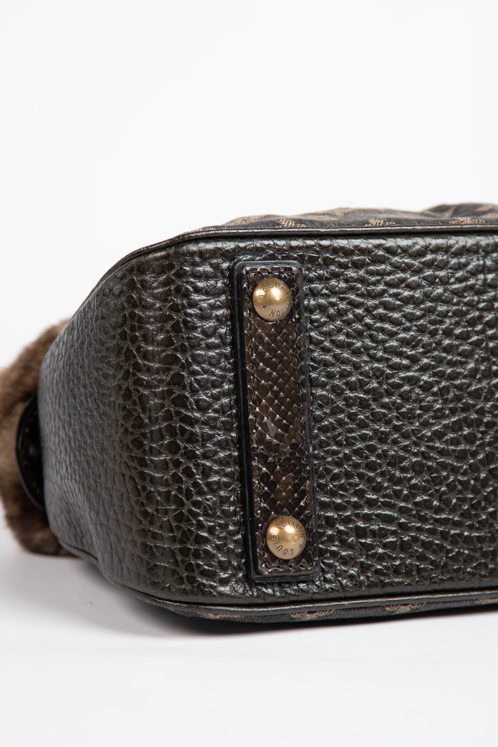 2005 Louis Vuitton Denim Monogram Trapeze PM