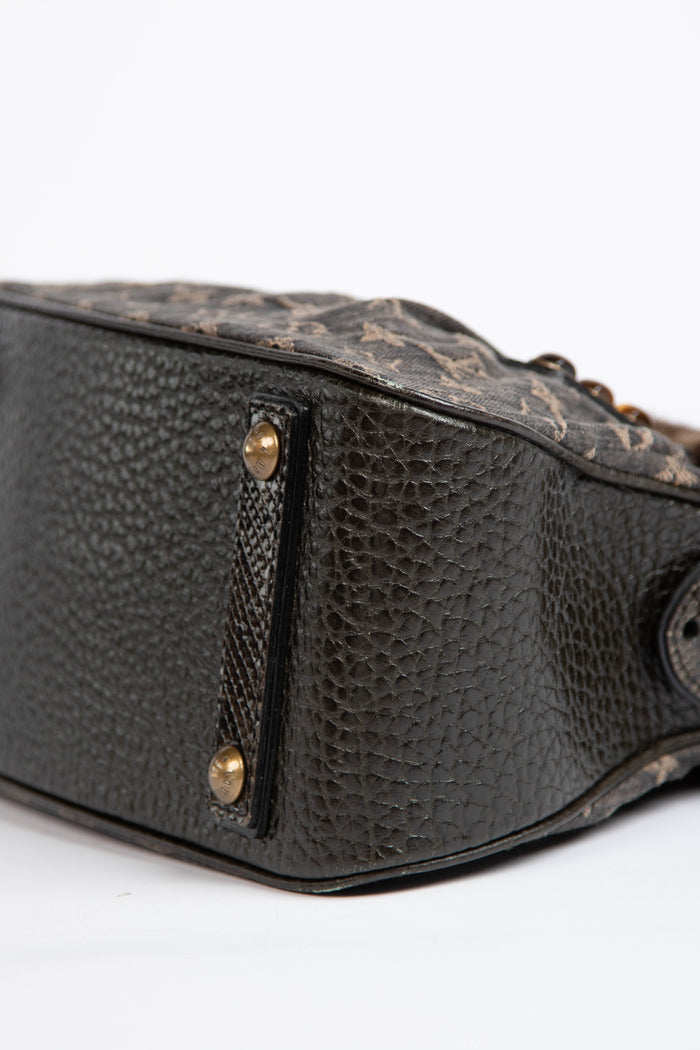 2005 Louis Vuitton Denim Monogram Trapeze PM