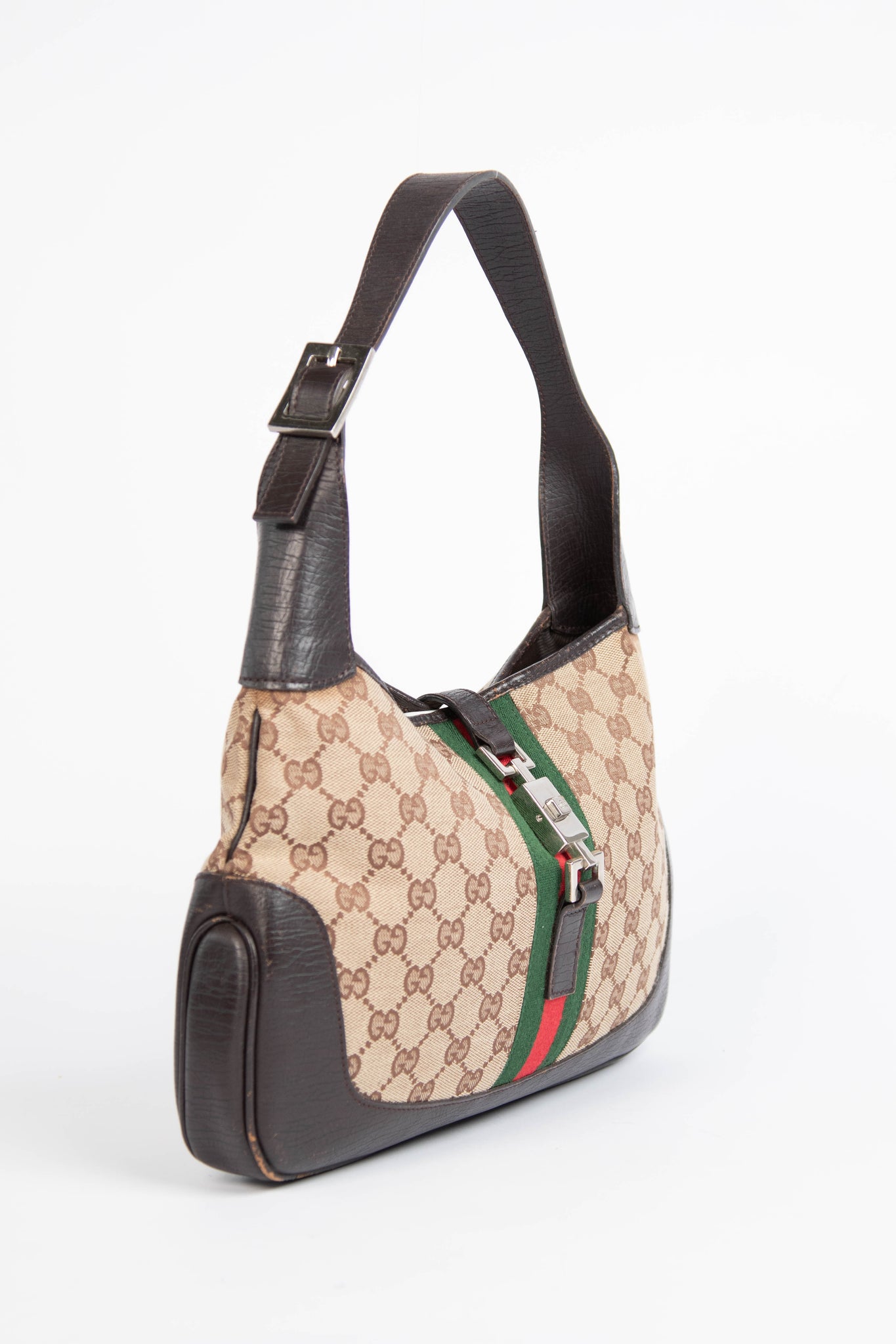 Vintage Gucci Classic GG Monogram Jackie Bag
