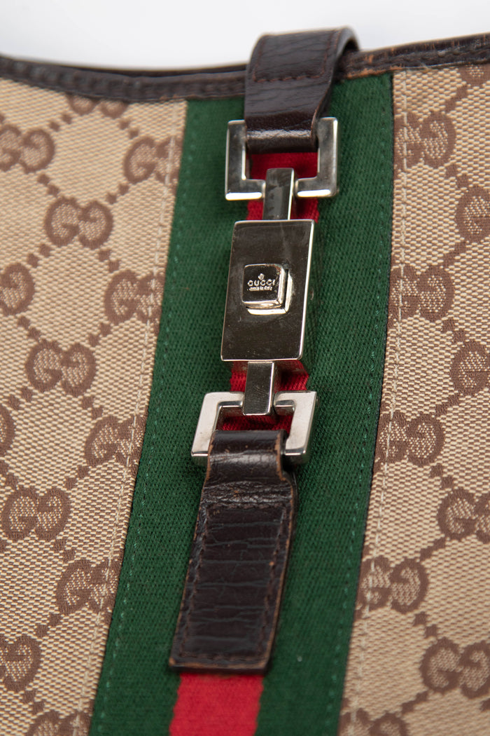 Vintage Gucci Classic GG Monogram Jackie Bag