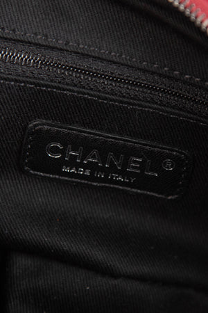 2014 Chanel Red Aged Calfskin Mini Rectangular Flap Bag