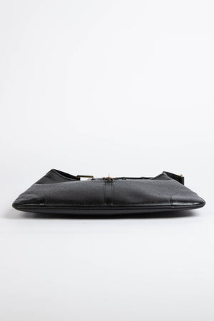 Vintage Gucci Black Leather Kandinsky Jackie Bag