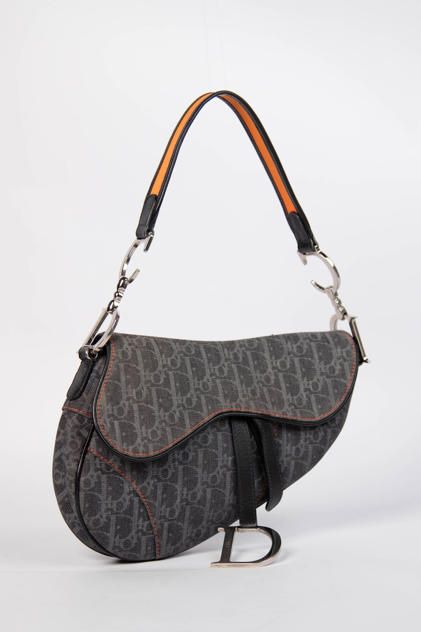Vintage Christian Dior Flight Collection Saddle Bag