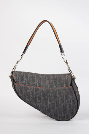Vintage Christian Dior Flight Collection Saddle Bag