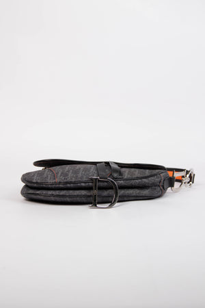 Vintage Christian Dior Flight Collection Saddle Bag