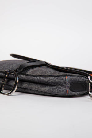 Vintage Christian Dior Flight Collection Saddle Bag